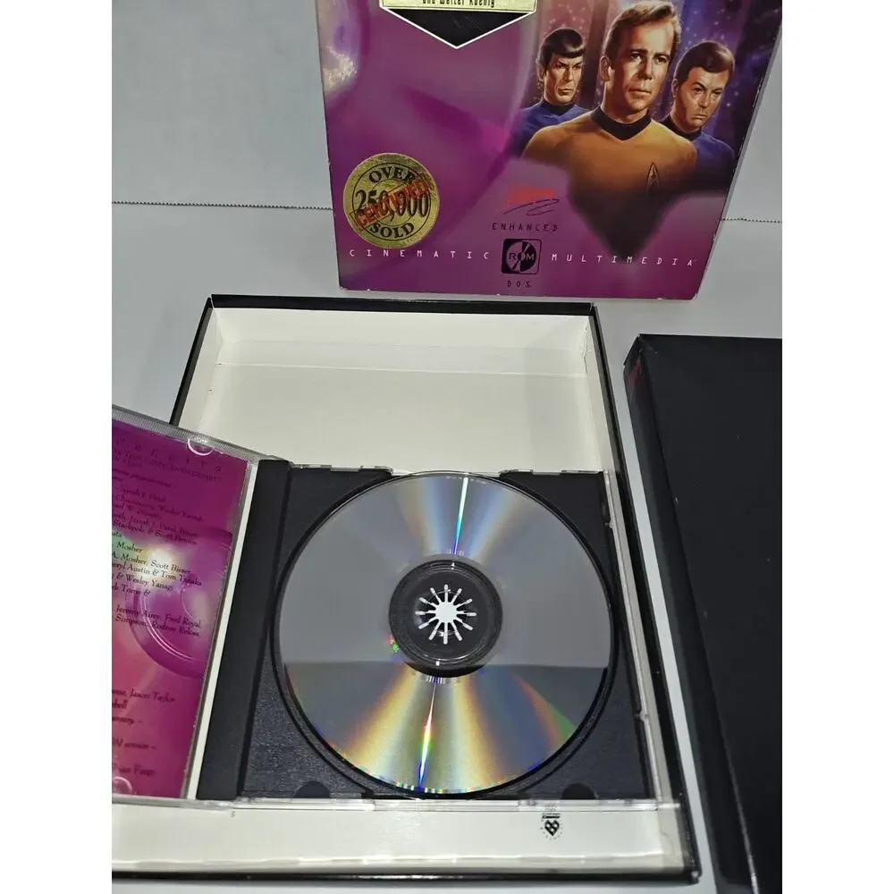 Interplay Vintage 1993 Star Trek Big Box PC Gaming 25th Anniversary Video Game